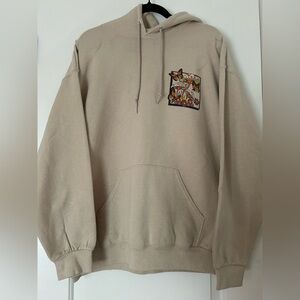 Tan L nature hoodie